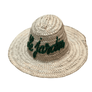 Chapeau mural en paille
