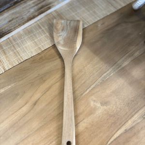 Spatule en bois de teck – spatule de cuisine artisanale